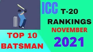 TOP 10 T-20 CRICKET BATSMAN|ICC RANKING T-20 NOVEMBER 2021|CRIC INFO| TOP CRICKET RANKED|asifyar511|