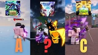 My Roblox Jojo's Bizarre Adventure Games Tier List