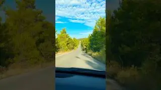 Halkidiki, Greece/ Живописная дорога😍🌿 Халкидики, Греция🇬🇷