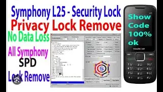 Symphony | L25  All Symphony | SPD Lock Remove | Tfm Tool Crack | 100% Working