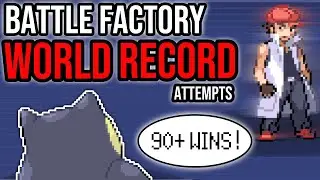 HYPER BEAM SNORLAX? Battle Factory WORLD RECORD Attempts! | Pokemon Emerald