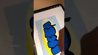 New IKEA logo with procreate 
