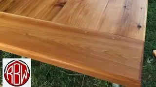 Table Top From Cedar Lumber