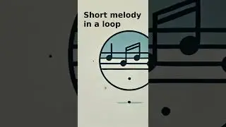 Short melody in a loop