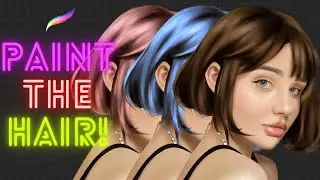 [Procreate] How I paint the hair