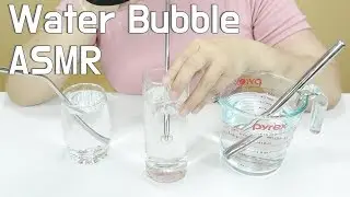 『Yui ASMR』 🌊 BLOWING WATER BUBBLE ASMR - Blowing ASMR