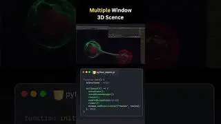 Multiple Window 3D Scene with JavaScript & Three.js | Sync 3D Views 