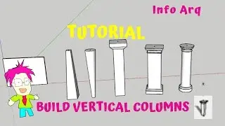 Build vertical columns 1001bit plugin SketchUp