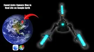 Found Astro Camera Man in Real Life on Google Earth! #googleearth #googlemaps