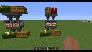 Minecraft механизмы #1.Автоматическая переплавка руд.