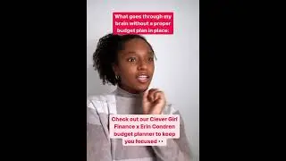 My Brain Without A Proper Budget In Place 🫠 | Clever Girl Finance