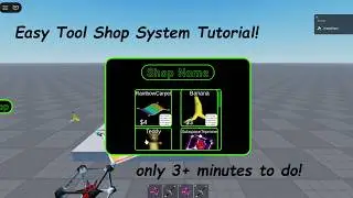 Custom Tool Shop! | Roblox Studio Tutorial 1