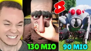 Die MEISTGESCHAUTEN Minecraft SHORTS WELTWEIT! 😨
