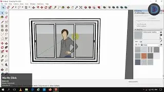 Sketchup / Making a Sliding Window in Sketchup.
