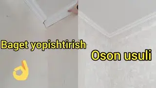 Baget yopishtirish oson usuli aniq kursatilgan
