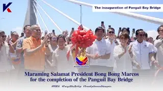 The inauguration of the Panguil Bay Bridge