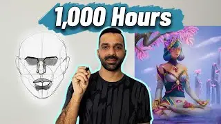 I Drew for 1,000 Hours & Here is What I Learned
