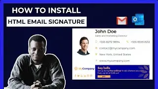 How to Install HTML Email Signature on Gmail and Outlook in 1 minute
