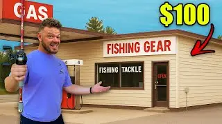 Craziest Fishing Gas Station $100 Challenge!