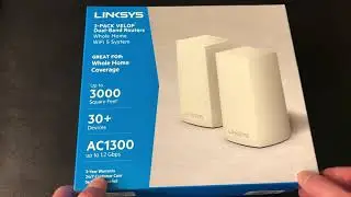 Linksys Velop Wireless Mesh System 2 Pack Unboxing
