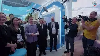 Открытие экспозиции «Строим будущее» на выставке-форуме «Россия»