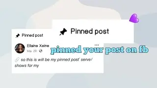 how to pin post in facebook | timeline pin post