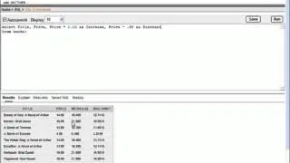 22 SQL with Oracle 10g XE   Creating Calculated Columns with SELECT