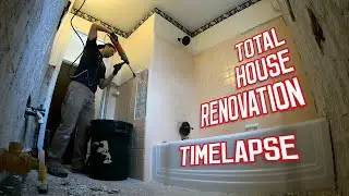 Total House Renovation from Start to Finish | Before and After | TIMELAPSE