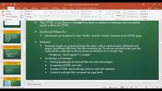 Introduction and Basic of JavaScript #1