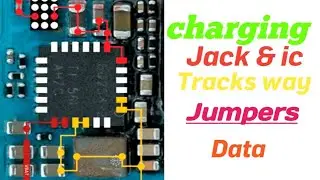 Samsung A12 a125 charging ic jumper tracks ways