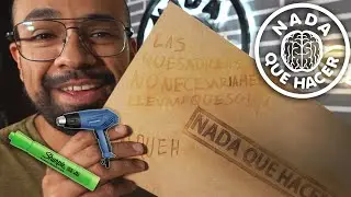 Cómo grabar madera con liquido, QUEDA COMO LASER, FÁCIL DE HACER Y SE VE SUPER BIEN | NQUEH