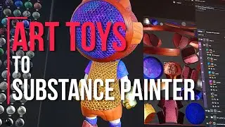 ส่ง ART Toys ไปลงสี ใน Substance Painter / เหมาะสำหรับคนที่อยากทำ collection งาน NFTs