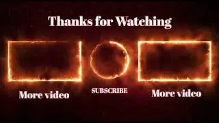 🔊 YouTube outro Template 0:08 ➡️ free to download 🔊