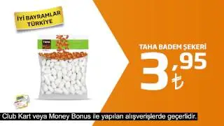 Migros'ta Bayram Fırsatları: Taha Badem Şekeri