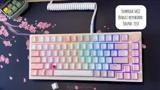 Sumreda Budget Mechanical Keyboard Sound Test Asmr