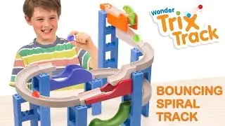 Bouncing Spiral Track !!! Trix Track.