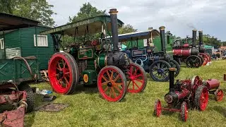 stationary engines, tractors and traction engines at Ashby Magna vintage rally