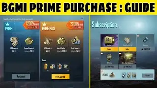 ✅Bgmi Prime Subscription Purchase || How To Buy Prime Subscription Bgmi |Prime Plus Subscription Buy