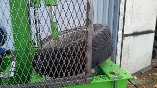 Tyre press for aluminium rims. Rehvipress 5.5kW alumiinium veljed.