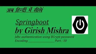 Springboot Part:10 #JdbcAuthenticatiom#springboot #restapi #bcrypt #passwordencoding #java #database