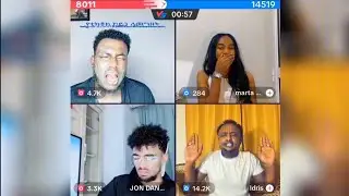 Jon Daniel እና Nahom Fonti ሲቀጡ አደሩ /  በጣም አስቂኝ የቲክቶክ Live ጨዋታ / ethiopian tiktok