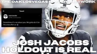 #Raiders | Josh Jacobs Holdout is Real… Respect 🫡 🏴‍☠️