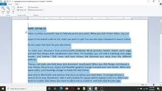 Home Tab Editing Group and View Tab in WordPad