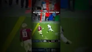 Georgia Tech Upsets Florida State 👀 #shorts