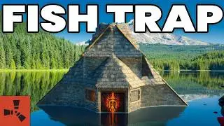 ULTIMATE Fish Trap Farm Base - 100% Scrap farming Rust 2025