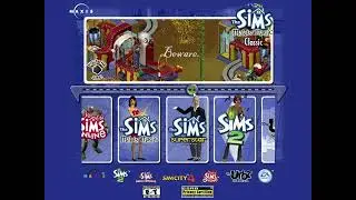 The Sims flash website in 2004