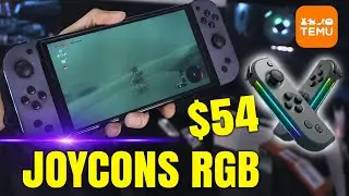 JOYCONS a $54 PESOS | ¿Son buenos? |  JOYCONS TEMU | UNBOXING & REVIEW
