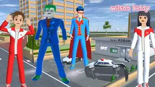 Yuta Mio Meets Joker Tax Officer Vs Suparmen 🤣😱 | Sakura Simulator | Wilson Kiddy