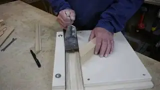 Carpentry bottom. Part 1. Shooting board making. Part1.