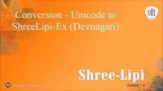 Conversion - Unicode to SLX (Devnagari)